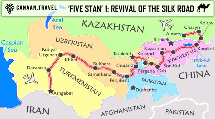 «Five Stan» 1: Revival of the Silk Road — photo 1